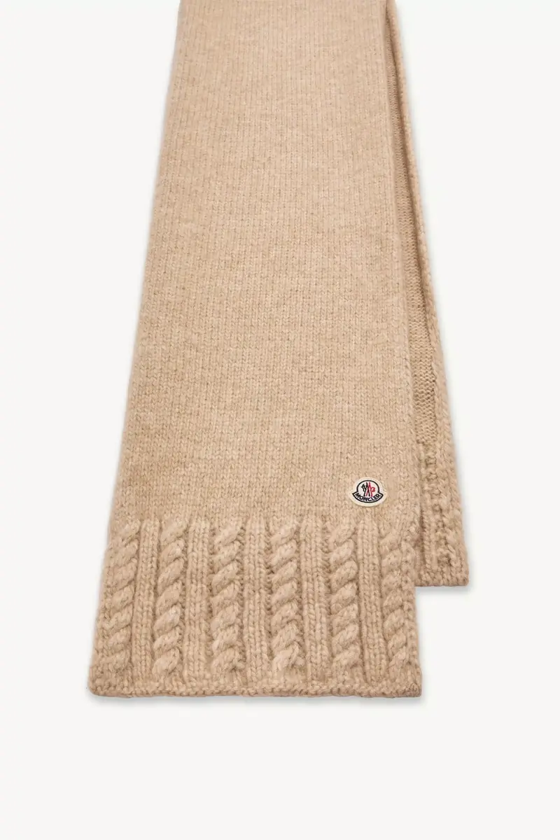Moncler Alpaca Blend Knit Scarf | Thumbnail 4 Moncler Alpaca Blend Knit Scarf | Thumbnail 4