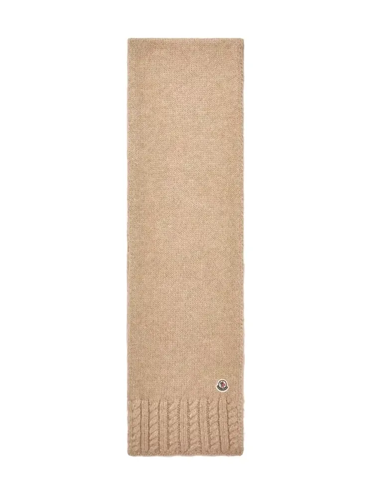 Alpaca Blend Knit Scarf