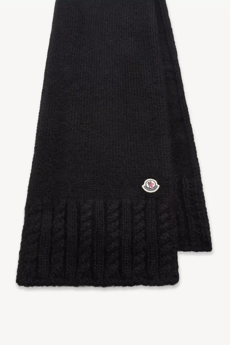 Moncler Alpaca Blend Knit Scarf | Thumbnail 4