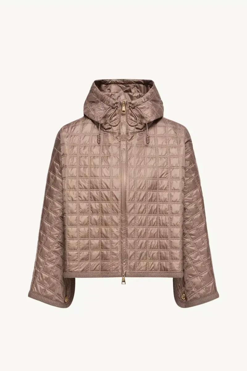 Moncler Hooded Square-quilted Padded Cape | Thumbnail 2 Moncler Hooded Square-quilted Padded Cape | Thumbnail 2