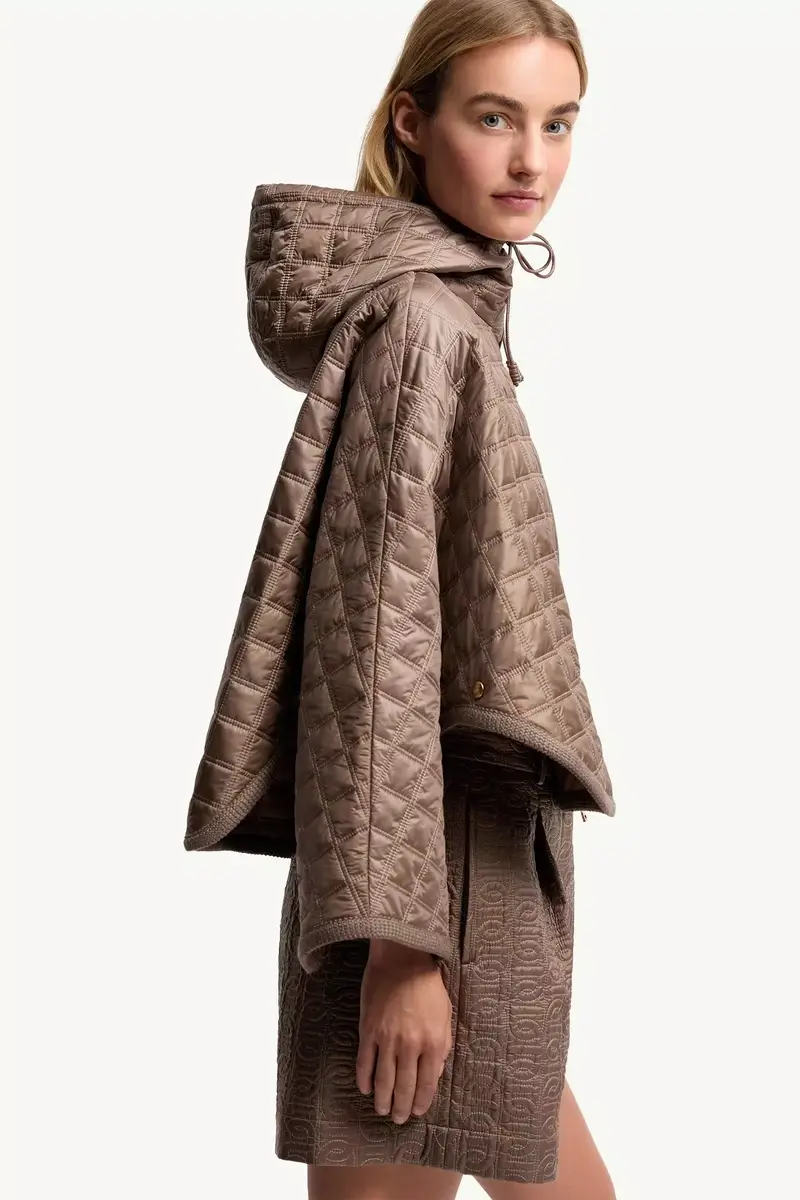 Moncler Hooded Square-quilted Padded Cape | Thumbnail 7 Moncler Hooded Square-quilted Padded Cape | Thumbnail 7
