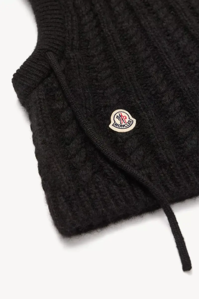 Moncler Cable Knit Alpaca Blend Balaclava | Thumbnail 4