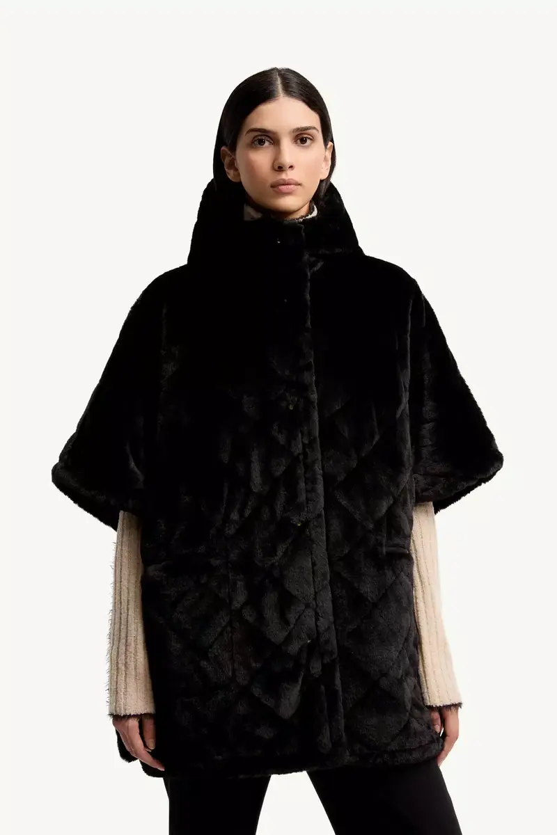 Moncler Reversible Hooded Cape | Thumbnail 7 Moncler Reversible Hooded Cape | Thumbnail 7