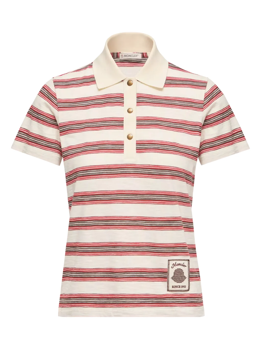 Striped Cotton Polo Shirt Striped Cotton Polo Shirt