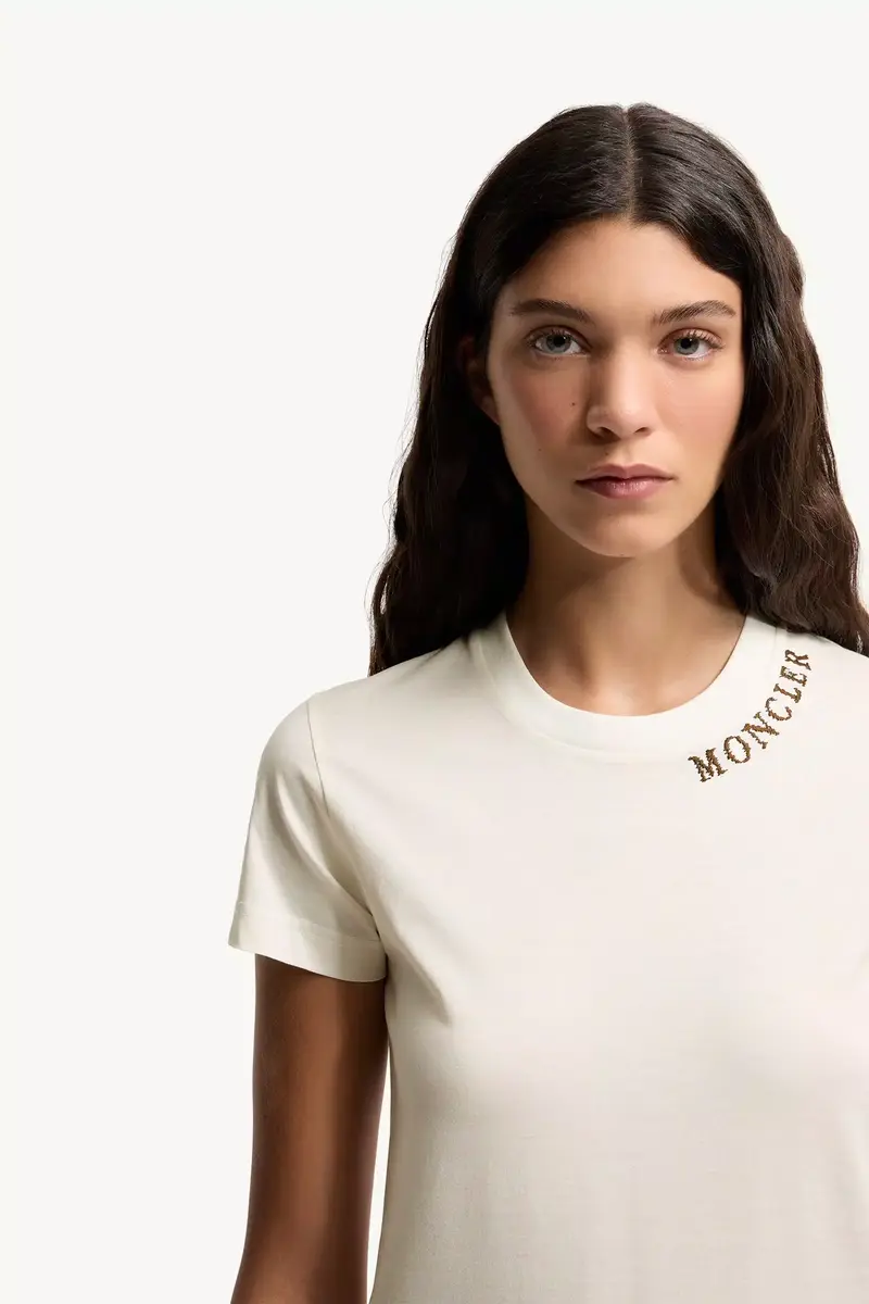 Moncler Sketch Logo Cotton T-shirt | Thumbnail 6 Moncler Sketch Logo Cotton T-shirt | Thumbnail 6