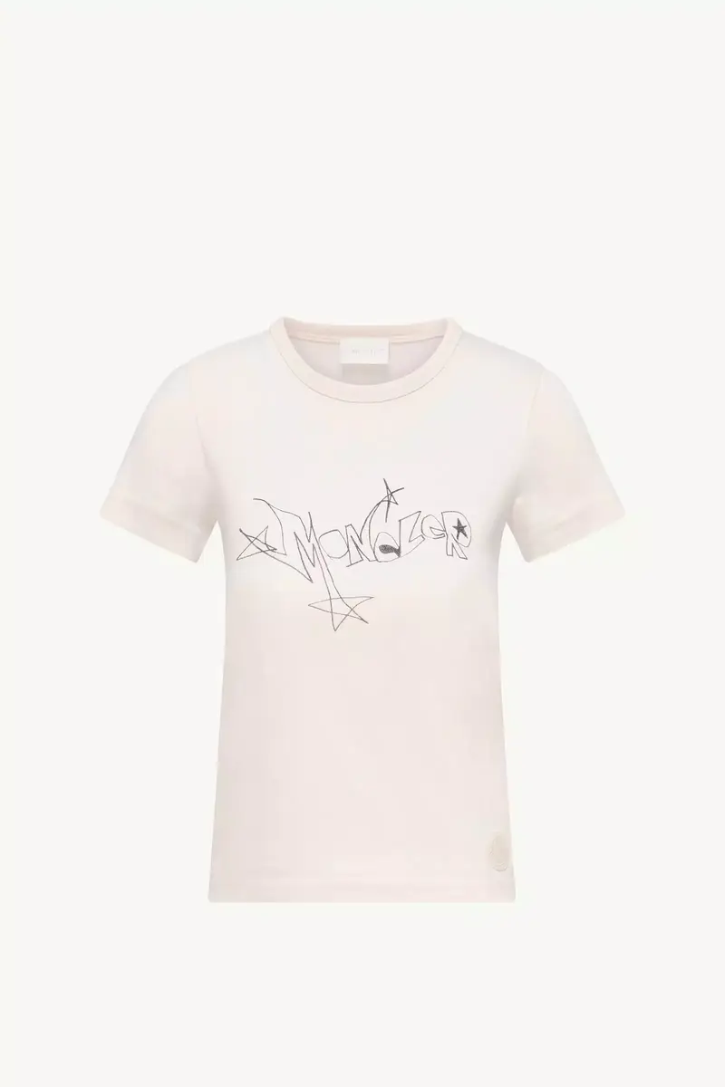 Moncler Printed Cotton Jersey T-shirt | Thumbnail 2