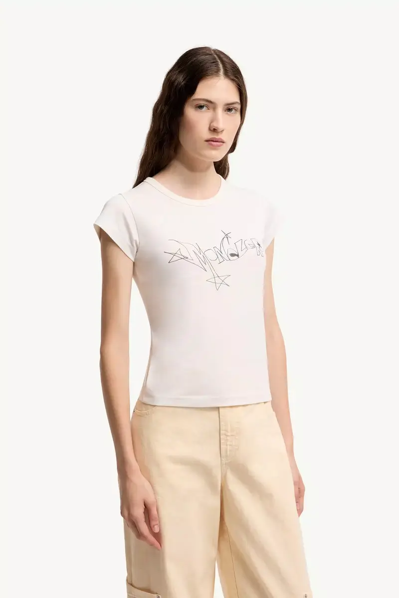 Moncler Printed Cotton Jersey T-shirt | Thumbnail 5