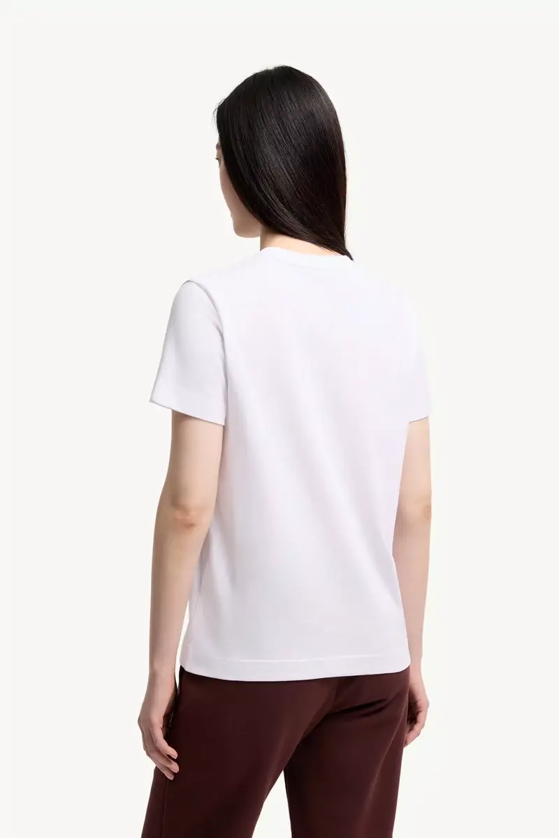 Moncler Logo Patch Cotton T-shirt | Thumbnail 5