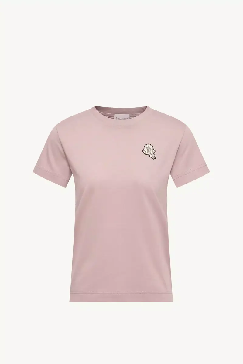 Moncler Logo Patch Cotton T-shirt | Thumbnail 2