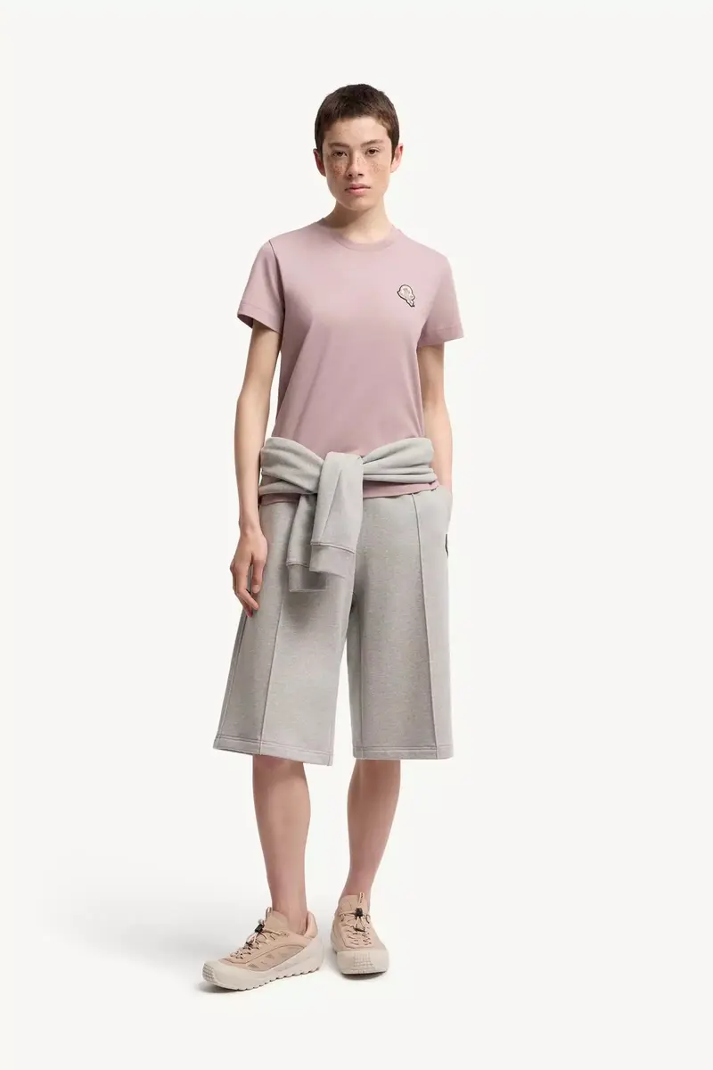 Moncler Logo Patch Cotton T-shirt | Thumbnail 3