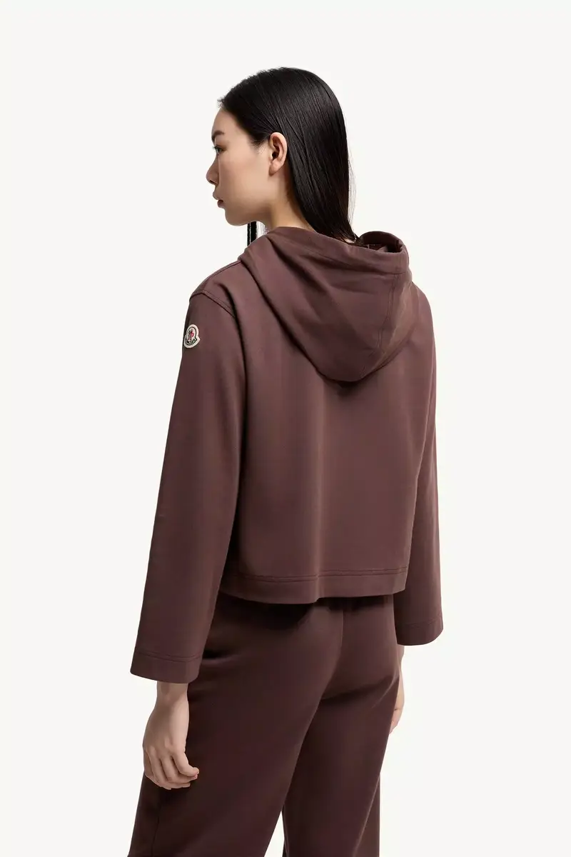 Moncler Cotton Blend Hooded Sweatshirt | Thumbnail 6 Moncler Cotton Blend Hooded Sweatshirt | Thumbnail 6