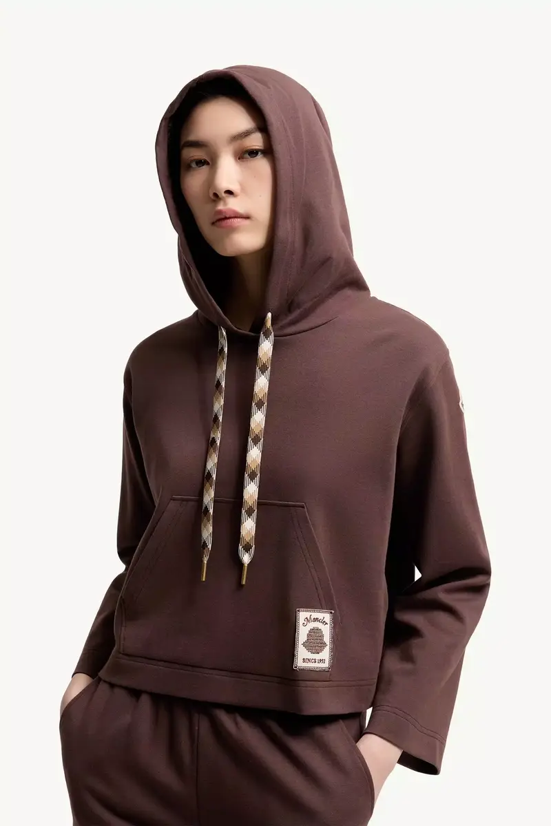 Moncler Cotton Blend Hooded Sweatshirt | Thumbnail 7 Moncler Cotton Blend Hooded Sweatshirt | Thumbnail 7