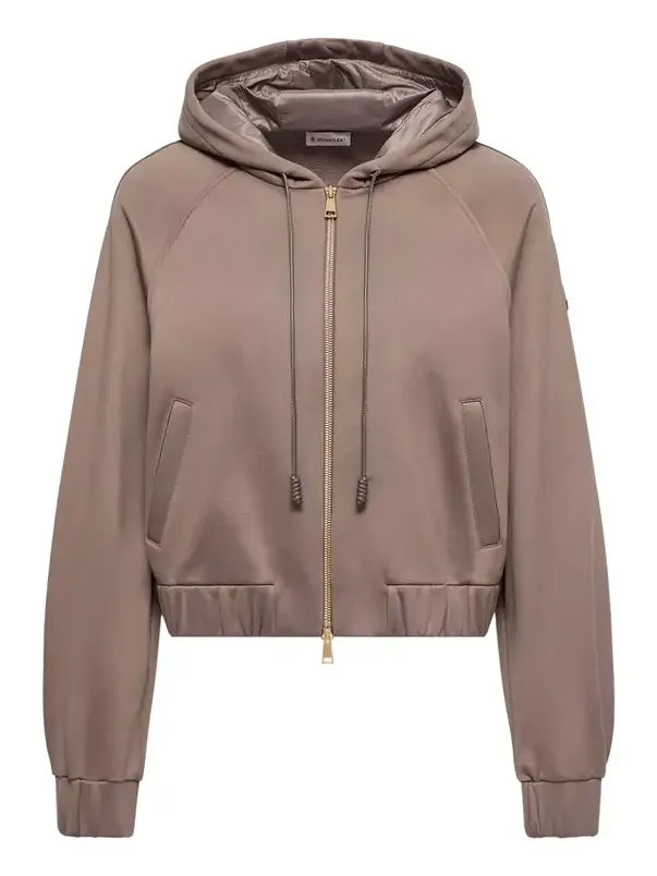 Moncler Technical Fleece Zip-up Cardigan