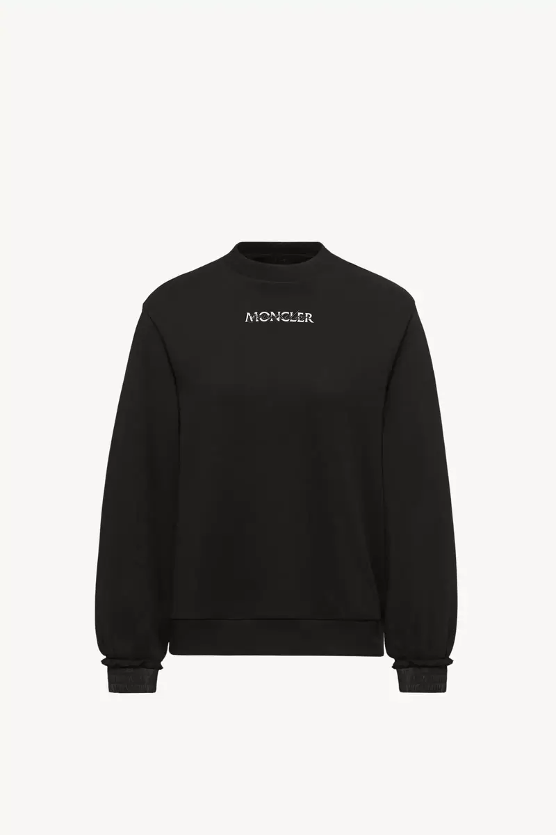 Moncler Cotton Fleece Logo Sweatshirt | Thumbnail 2 Moncler Cotton Fleece Logo Sweatshirt | Thumbnail 2