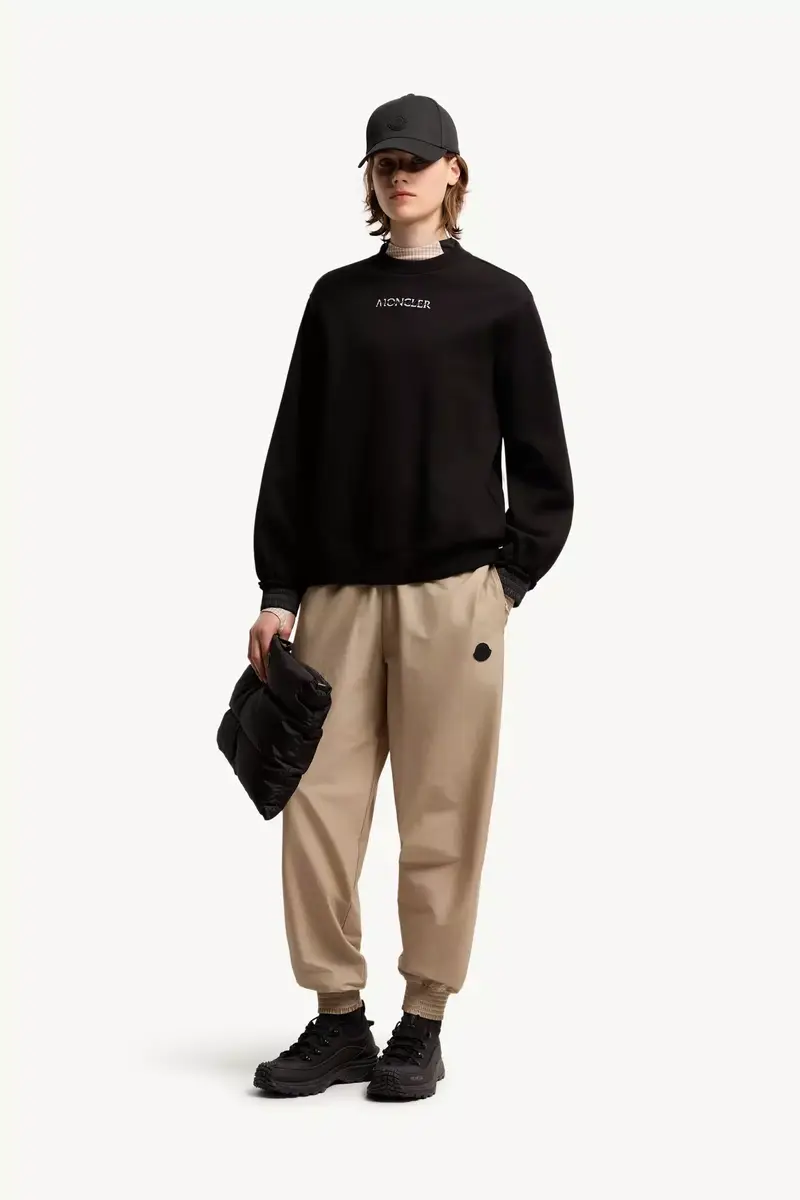 Moncler Cotton Fleece Logo Sweatshirt | Thumbnail 3 Moncler Cotton Fleece Logo Sweatshirt | Thumbnail 3