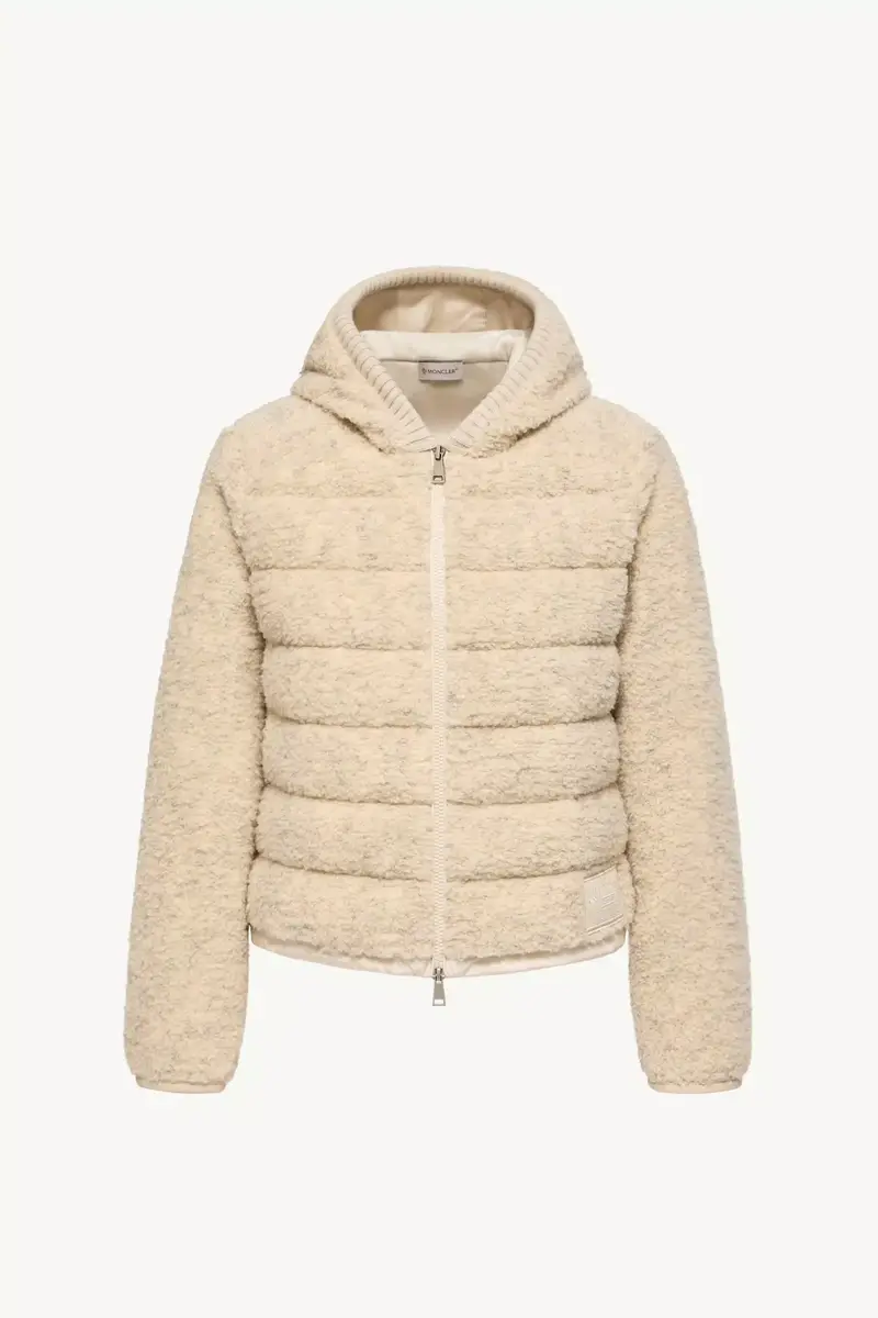 Moncler Teddy Padded Zip-up Hoodie | Thumbnail 2 Moncler Teddy Padded Zip-up Hoodie | Thumbnail 2
