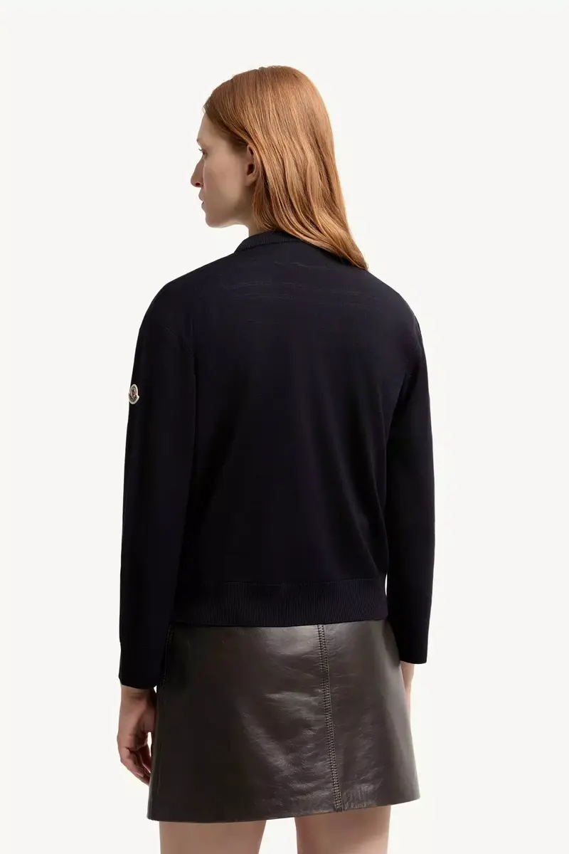 Moncler Wool Cardigan | Thumbnail 6 Moncler Wool Cardigan | Thumbnail 6