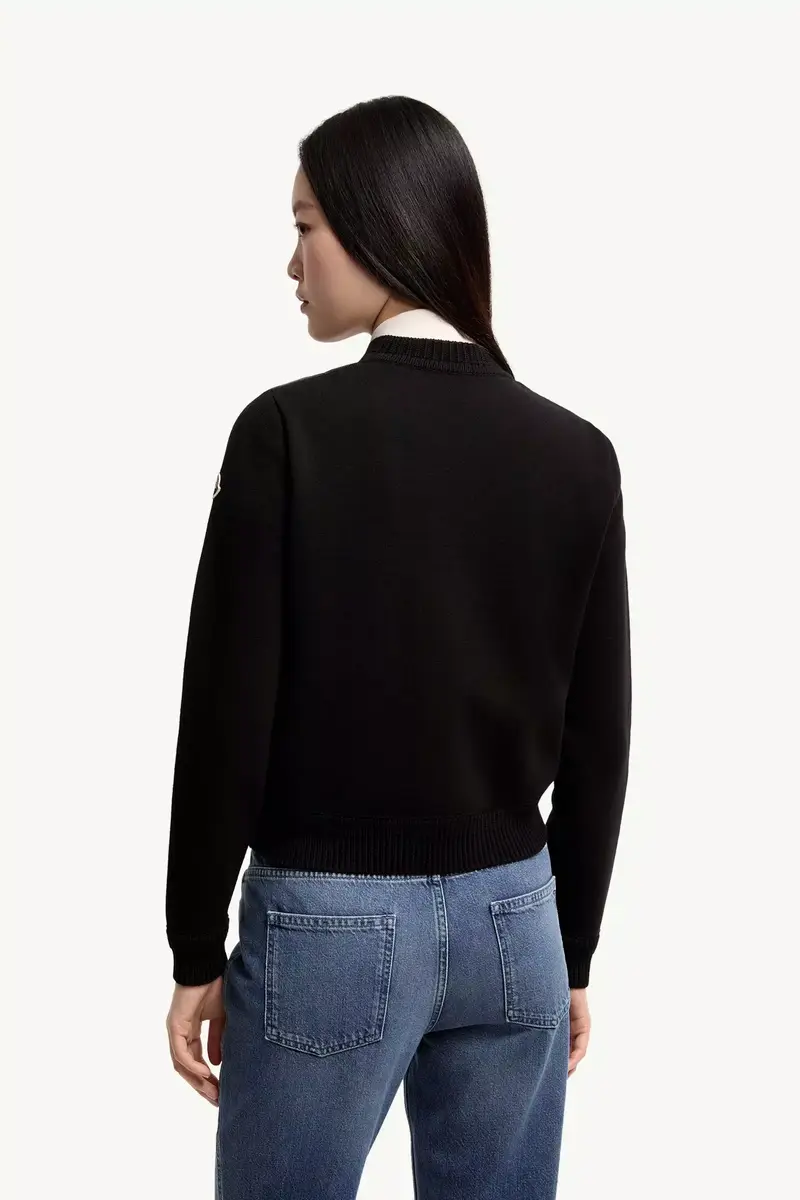 Moncler Cotton Padded Cardigan | Thumbnail 6 Moncler Cotton Padded Cardigan | Thumbnail 6
