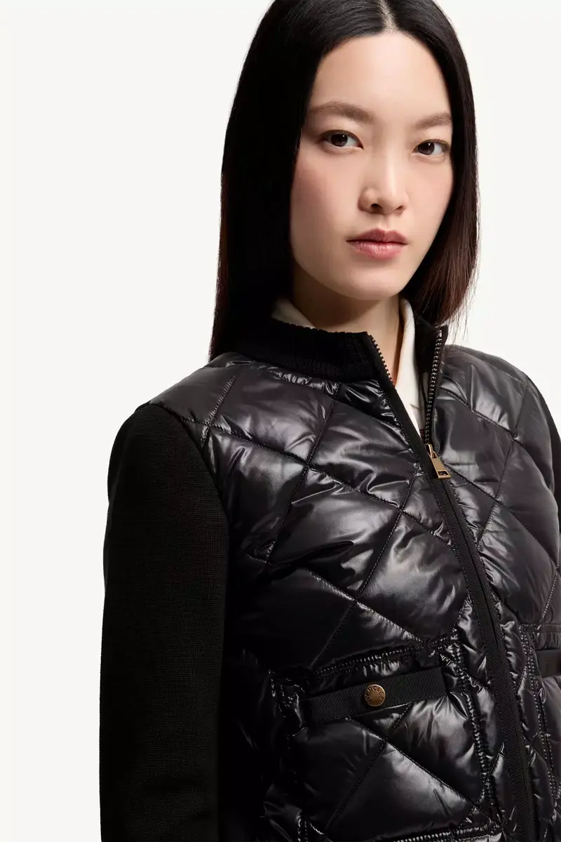Moncler Cotton Padded Cardigan | Thumbnail 7 Moncler Cotton Padded Cardigan | Thumbnail 7