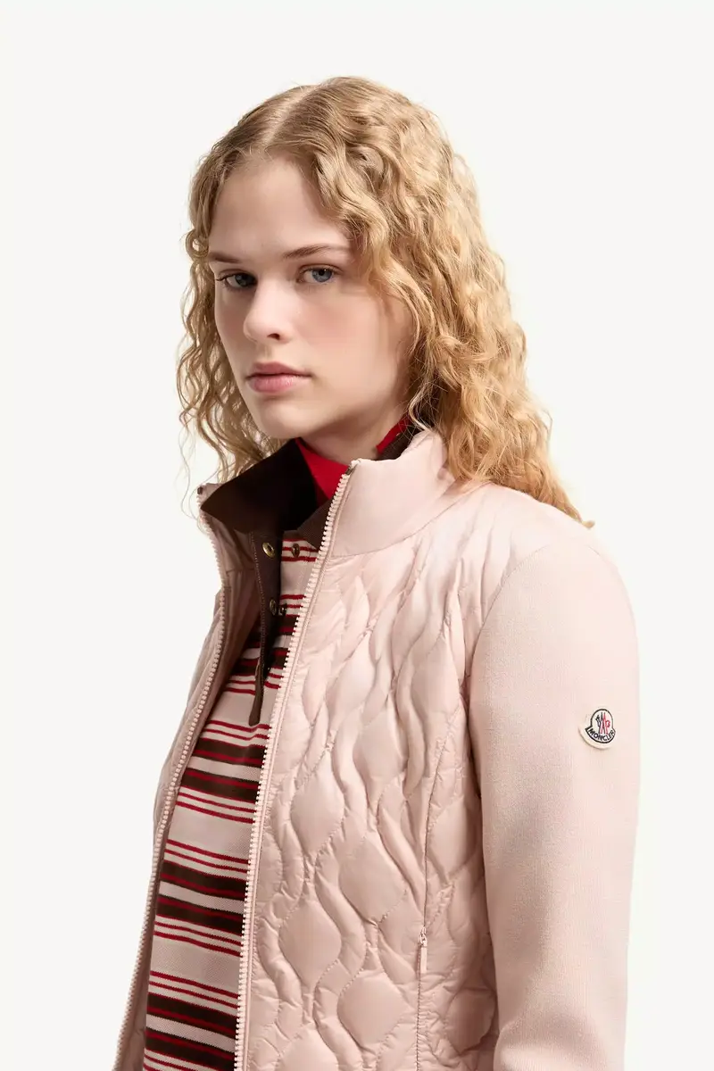 Moncler Cotton Padded Zip-up Cardigan | Thumbnail 4
