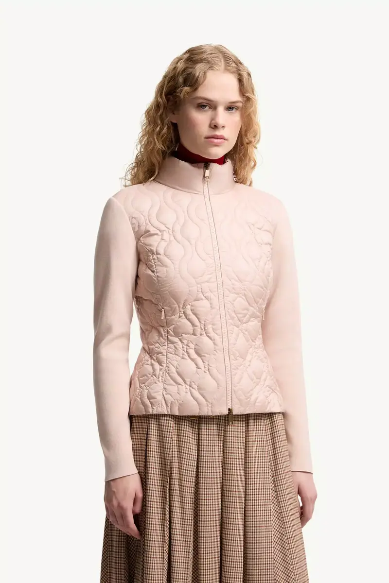 Moncler Cotton Padded Zip-up Cardigan | Thumbnail 5