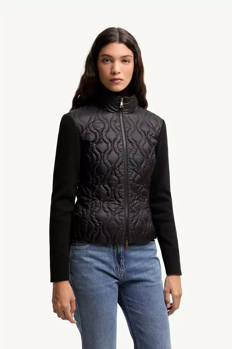 Moncler Cotton Padded Zip-up Cardigan | Thumbnail 5 Moncler Cotton Padded Zip-up Cardigan | Thumbnail 5