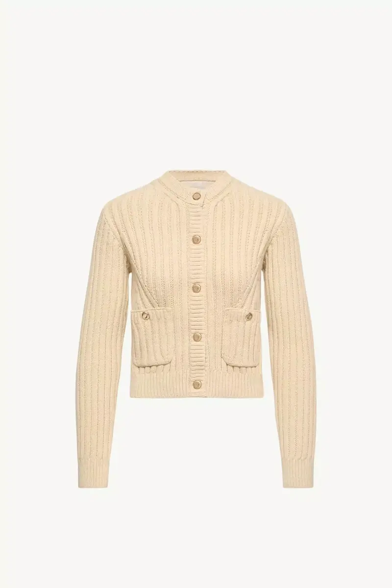 Moncler Cotton Padded Cardigan | Thumbnail 2 Moncler Cotton Padded Cardigan | Thumbnail 2