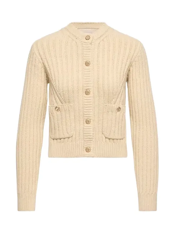 Cotton Padded Cardigan