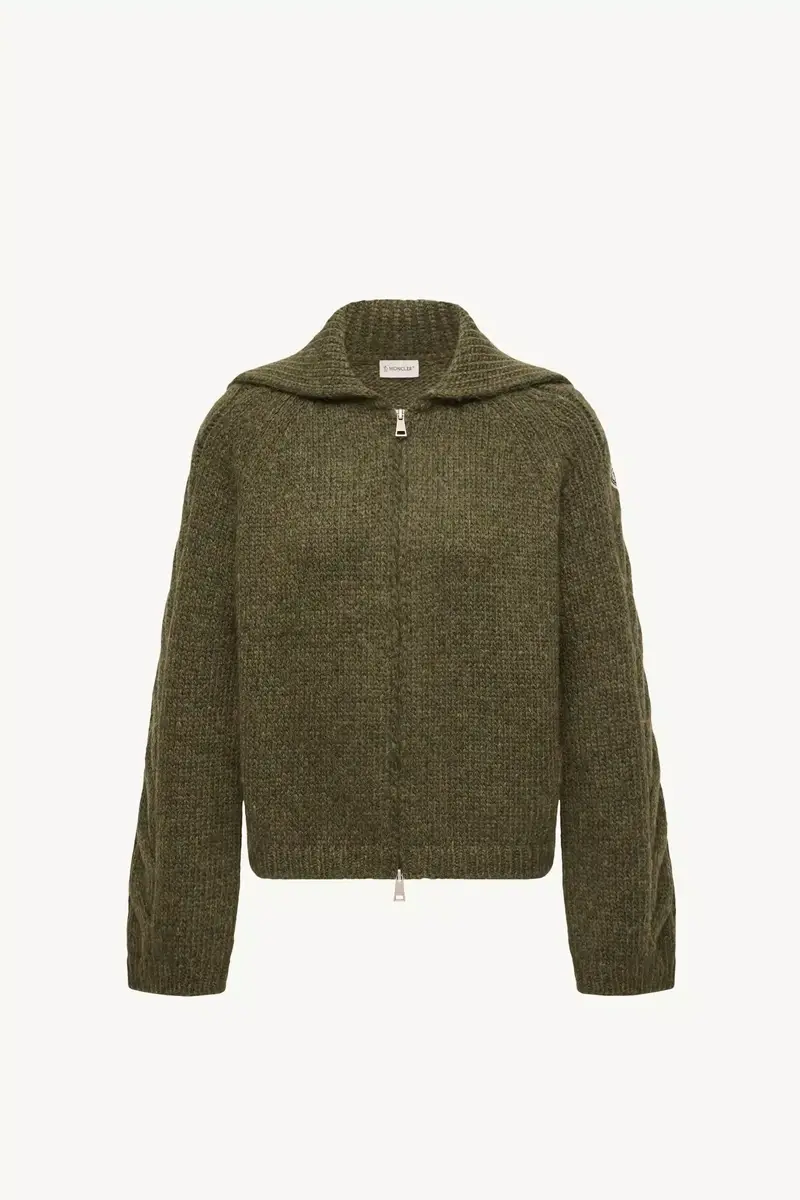 Moncler Alpaca Blend Cardigan | Thumbnail 2 Moncler Alpaca Blend Cardigan | Thumbnail 2