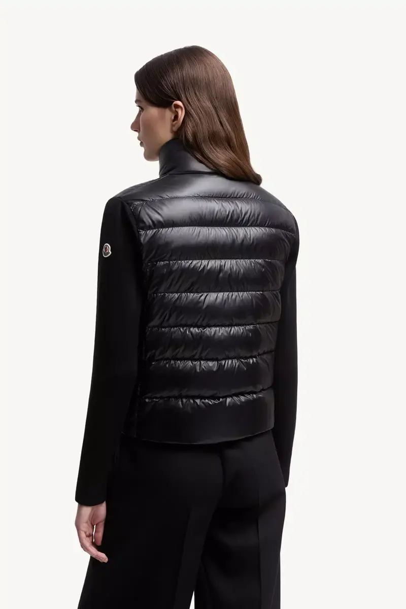 Moncler Padded Wool Zip-up Cardigan | Thumbnail 6 Moncler Padded Wool Zip-up Cardigan | Thumbnail 6