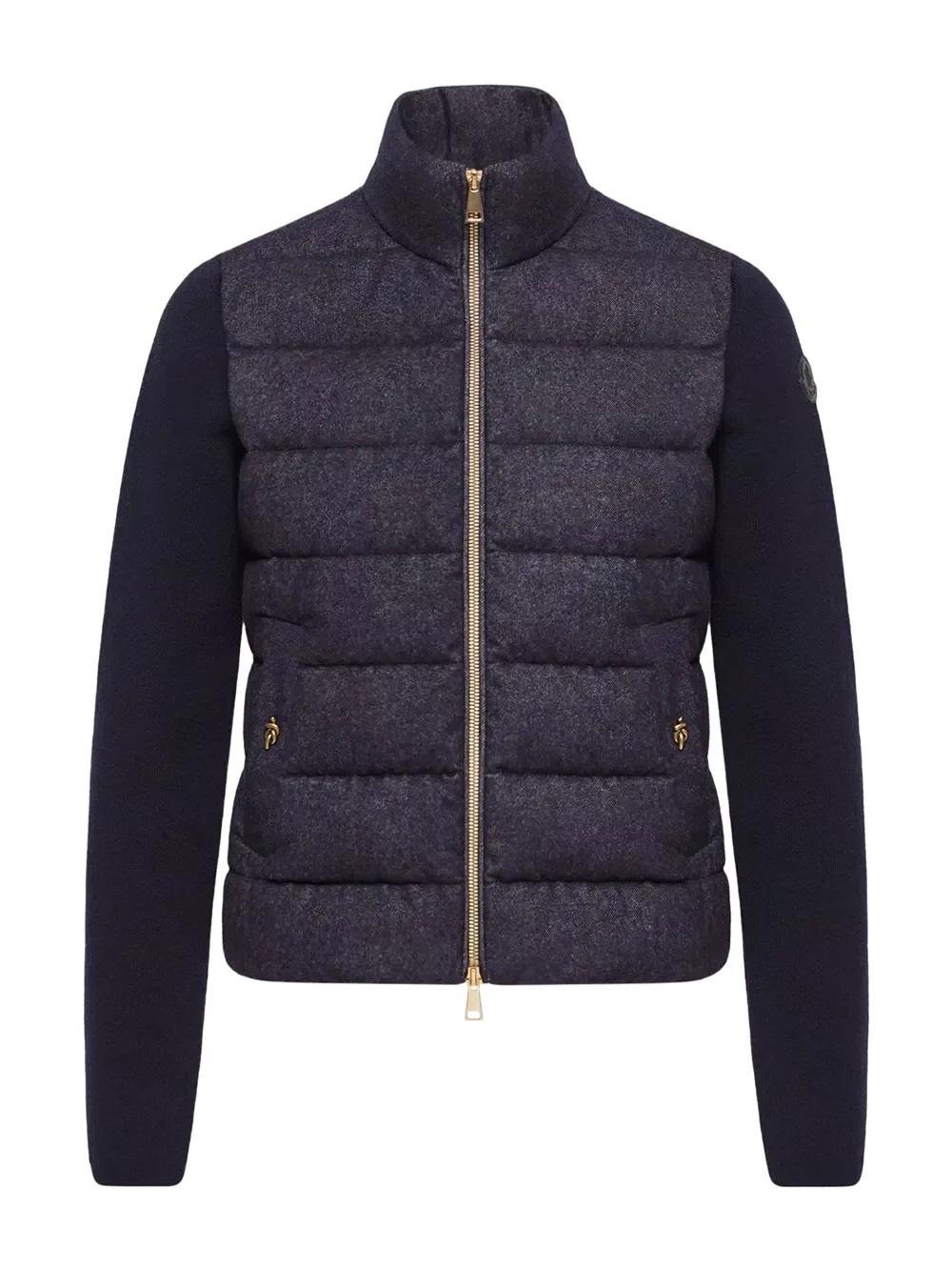Wool & Cashmere Padded Zip-up Cardigan Wool & Cashmere Padded Zip-up Cardigan