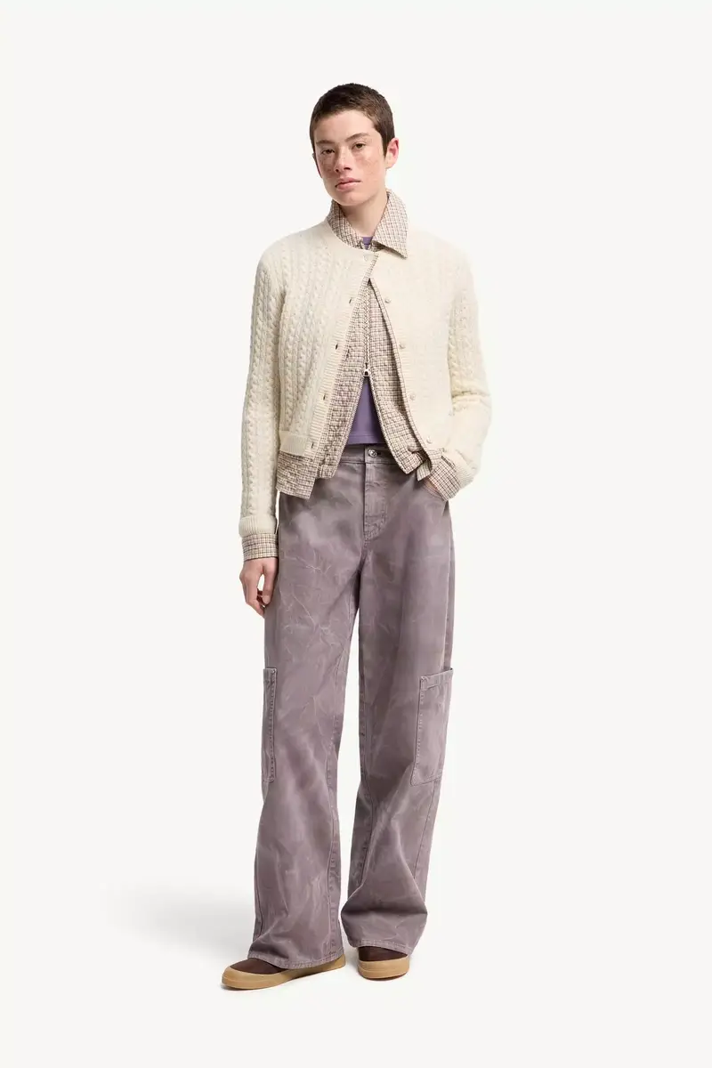 Moncler Cable Knit Wool & Cashmere Blend Cardigan | Thumbnail 3 Moncler Cable Knit Wool & Cashmere Blend Cardigan | Thumbnail 3