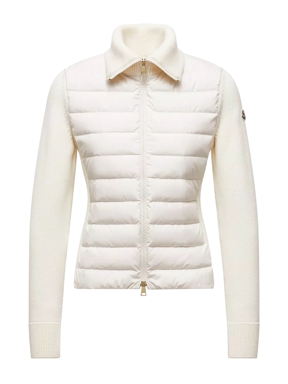 Moncler Padded Zip-up Wool Cardigan