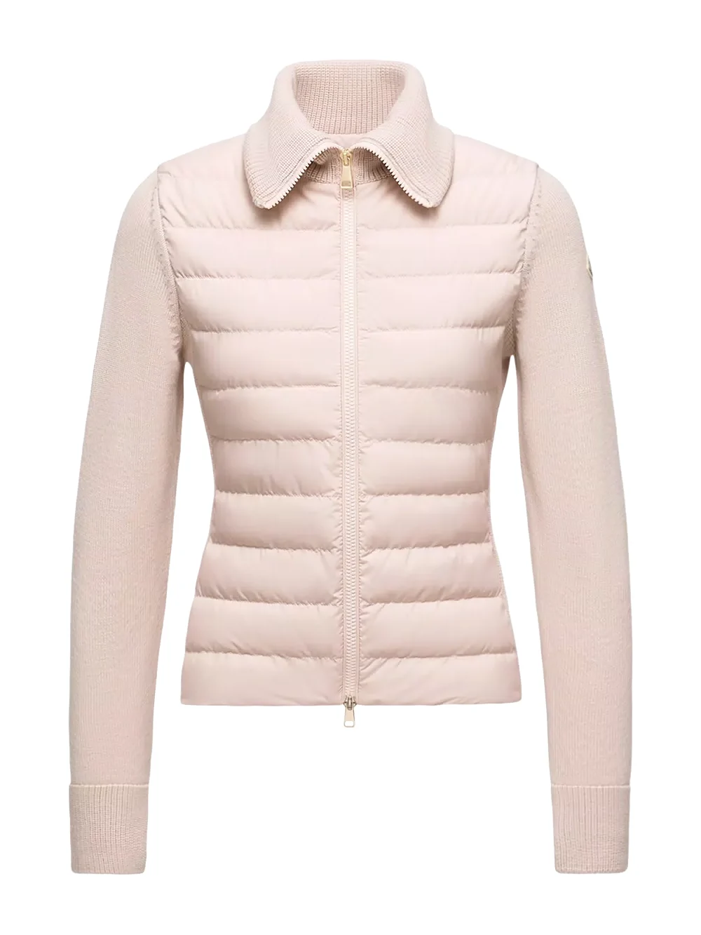 Moncler Padded Zip-up Wool Cardigan