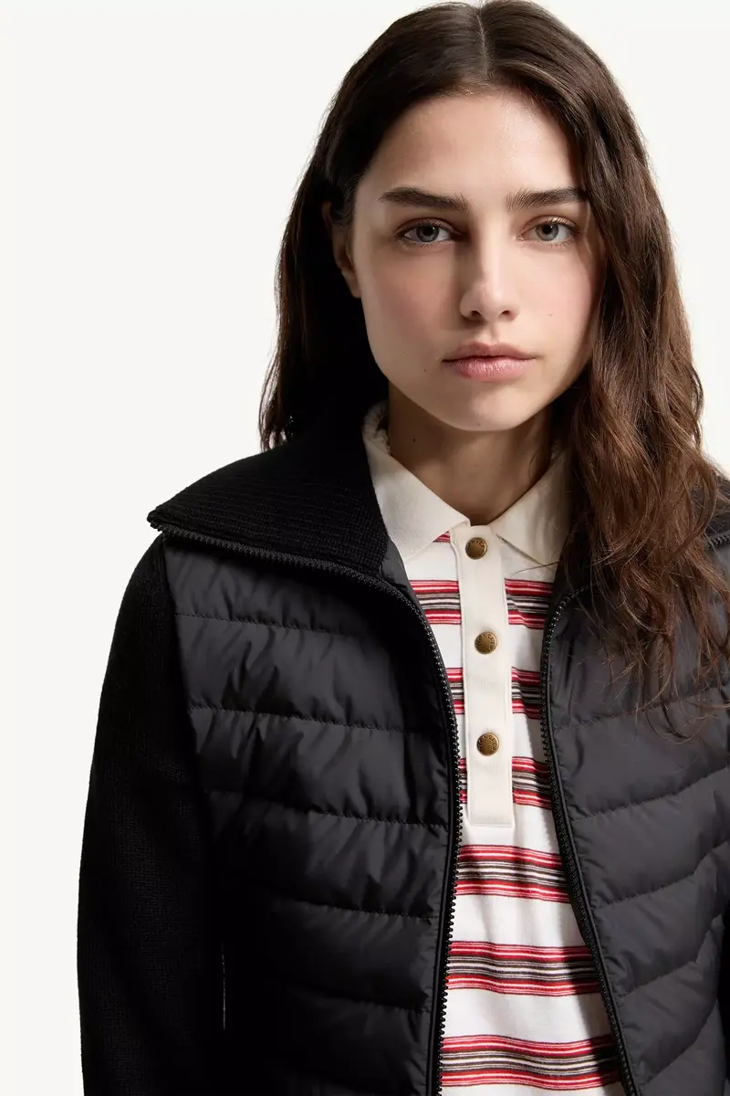 Moncler Padded Zip-up Wool Cardigan | Thumbnail 7 Moncler Padded Zip-up Wool Cardigan | Thumbnail 7