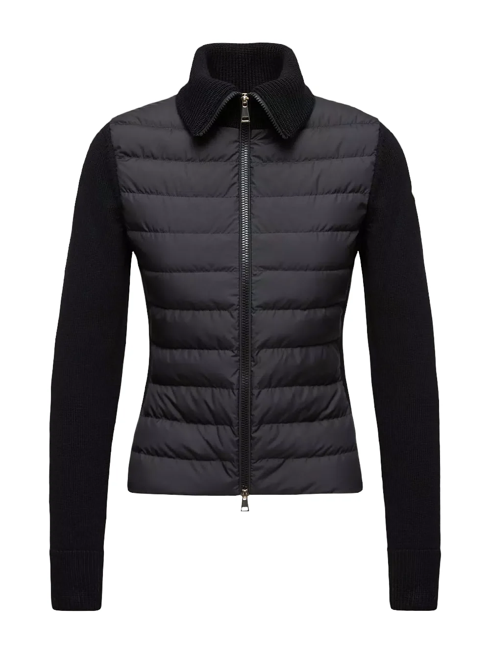 Moncler Padded Zip-up Wool Cardigan