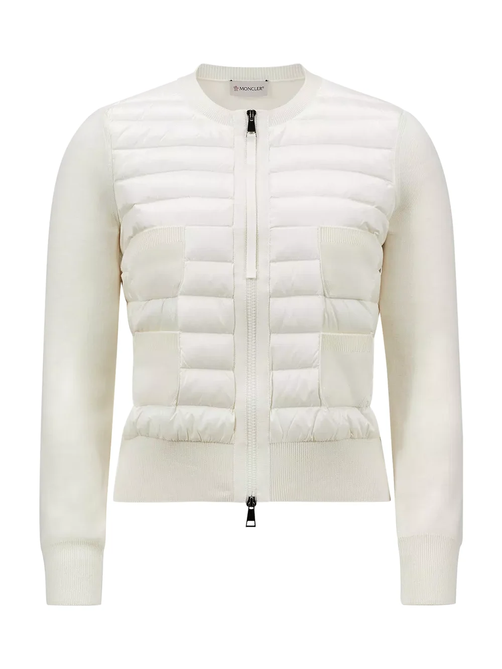 Moncler Padded Wool Zip-up Cardigan