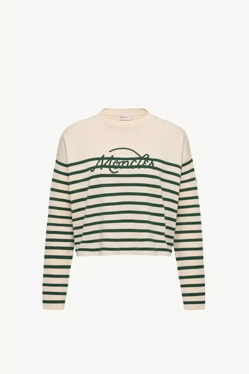 Moncler Striped Wool Sweater | Thumbnail 2 Moncler Striped Wool Sweater | Thumbnail 2