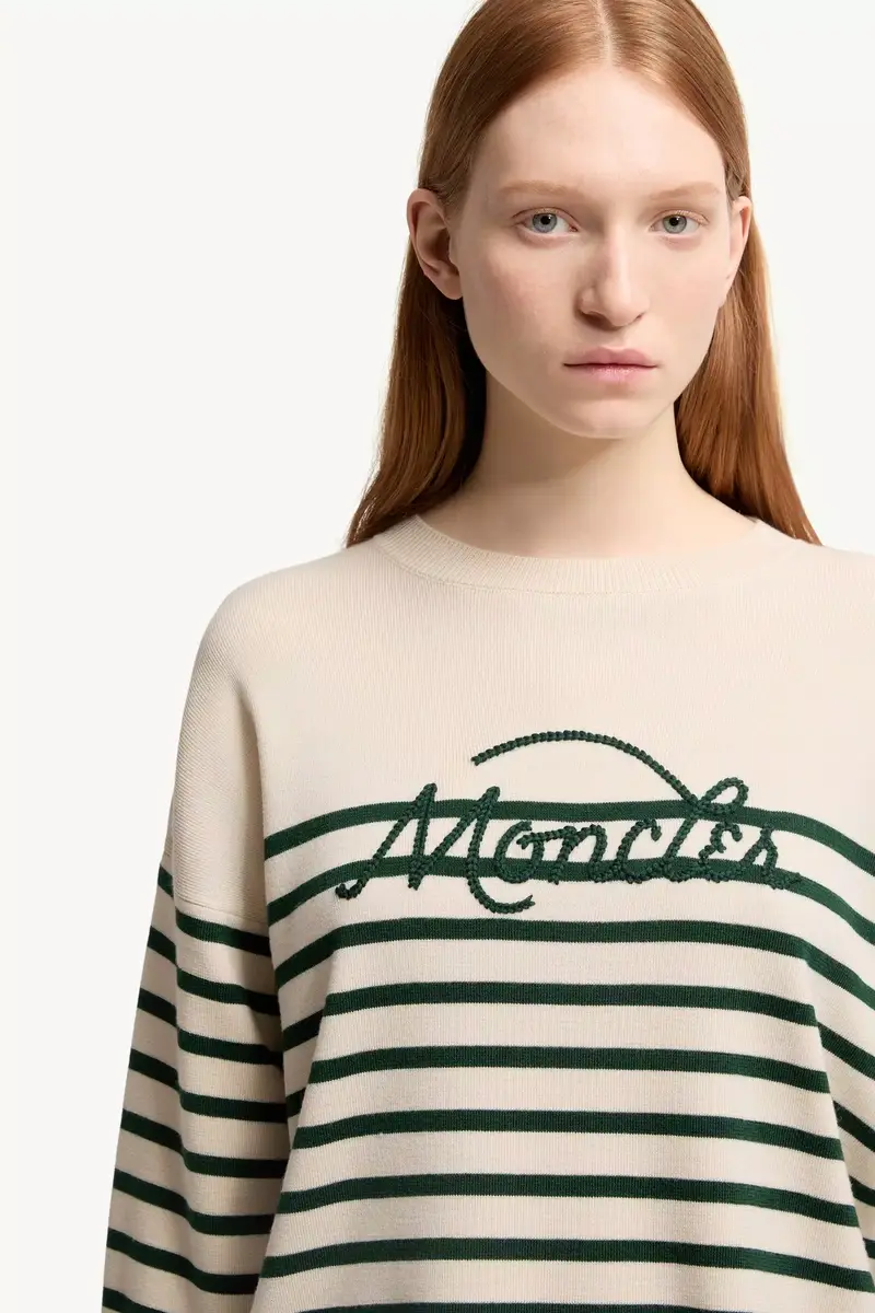 Moncler Striped Wool Sweater | Thumbnail 7 Moncler Striped Wool Sweater | Thumbnail 7