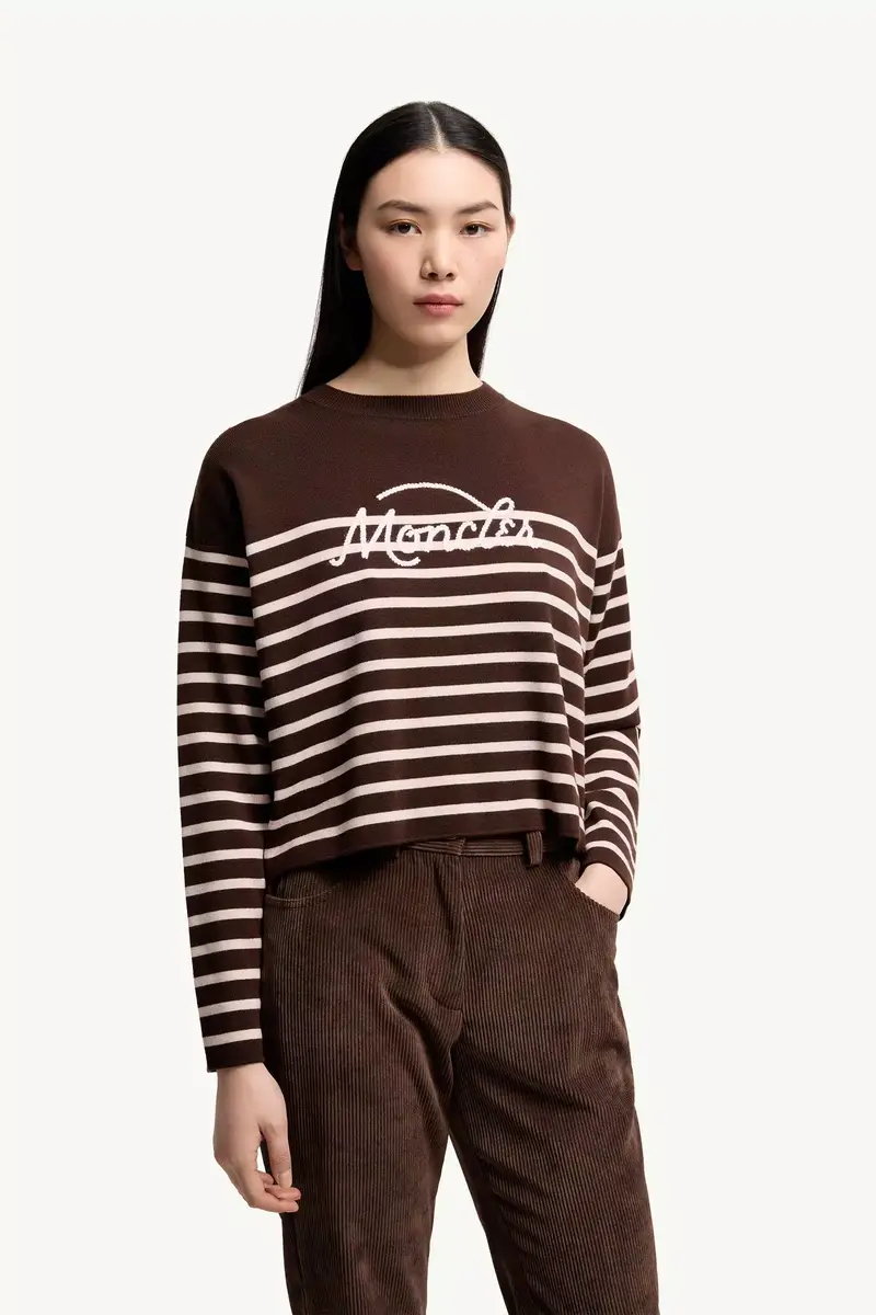 Moncler Striped Wool Sweater | Thumbnail 5 Moncler Striped Wool Sweater | Thumbnail 5