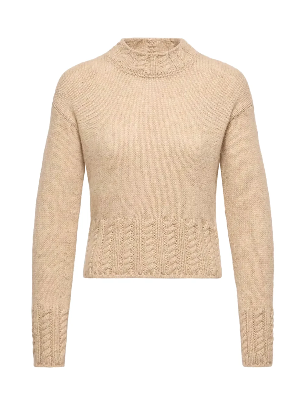 Alpaca Blend Turtleneck Sweater