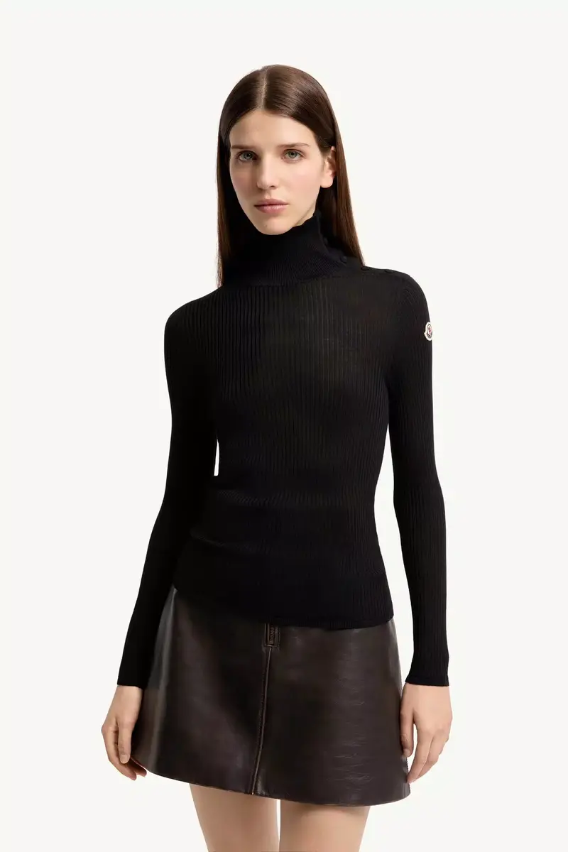 Moncler Textured Wool Sweater | Thumbnail 5 Moncler Textured Wool Sweater | Thumbnail 5