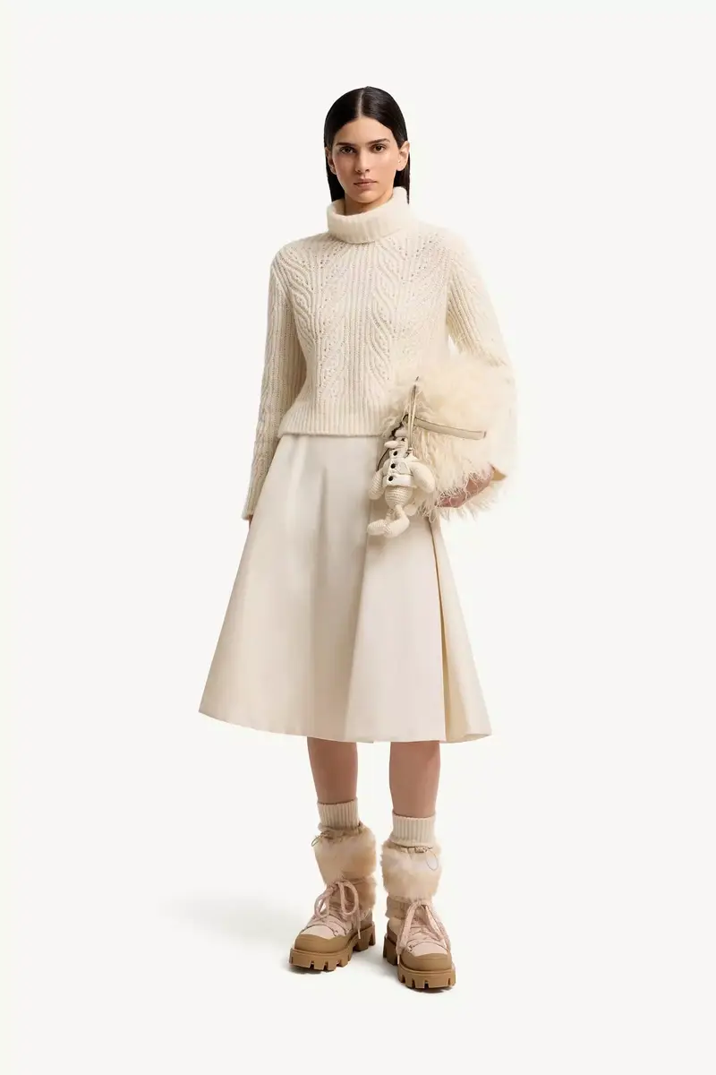 Moncler Alpaca Blend Turtleneck Sweater | Thumbnail 3 Moncler Alpaca Blend Turtleneck Sweater | Thumbnail 3