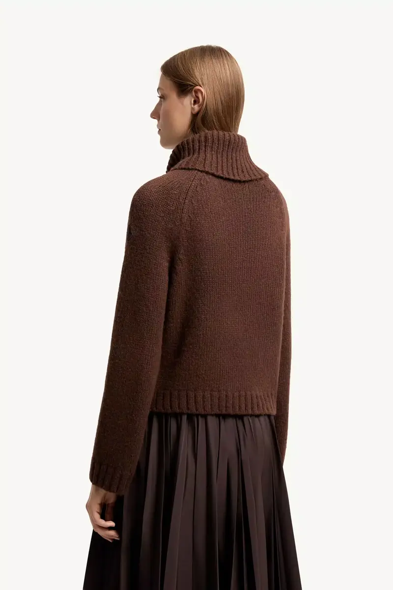 Moncler Alpaca Blend Embroidered Turtleneck | Thumbnail 6