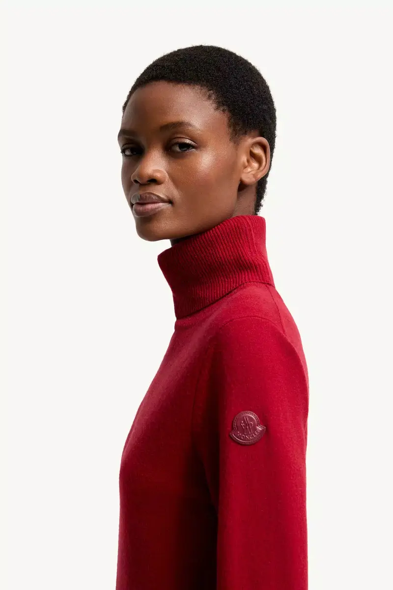 Moncler Wool & Cashmere Blend Turtleneck Sweater | Thumbnail 4 Moncler Wool & Cashmere Blend Turtleneck Sweater | Thumbnail 4