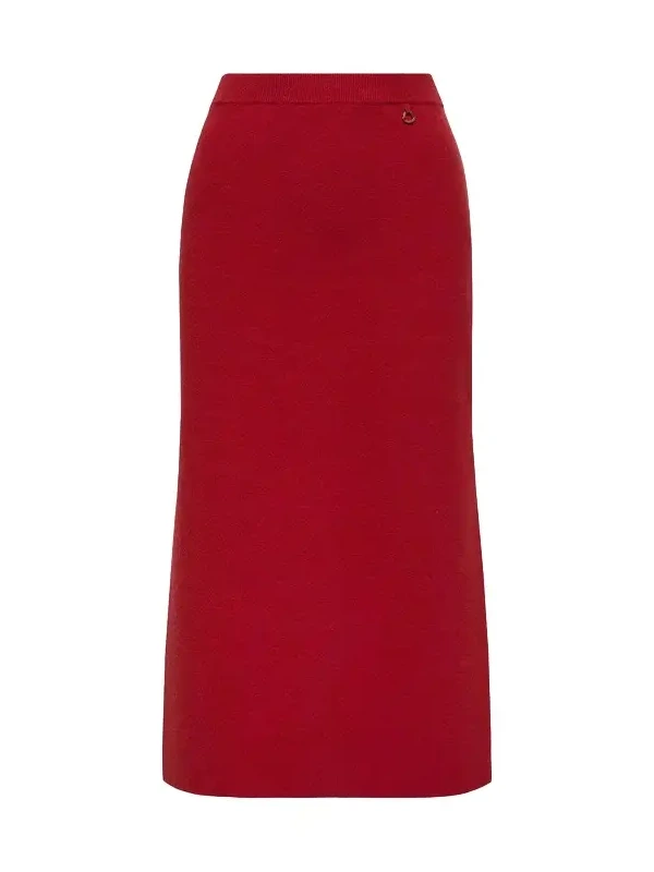 Wool & Cashmere Blend Midi Skirt Wool & Cashmere Blend Midi Skirt