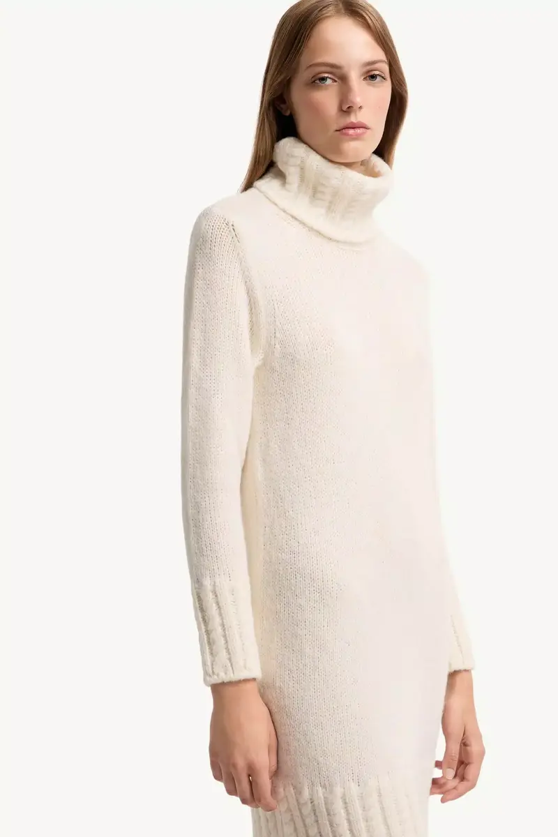 Moncler Alpaca Blend Knit Turtleneck Dress | Thumbnail 6 Moncler Alpaca Blend Knit Turtleneck Dress | Thumbnail 6