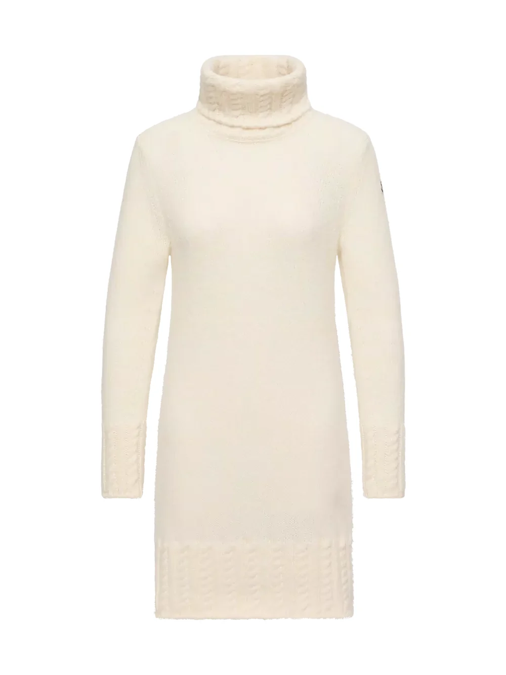 Moncler Alpaca Blend Knit Turtleneck Dress