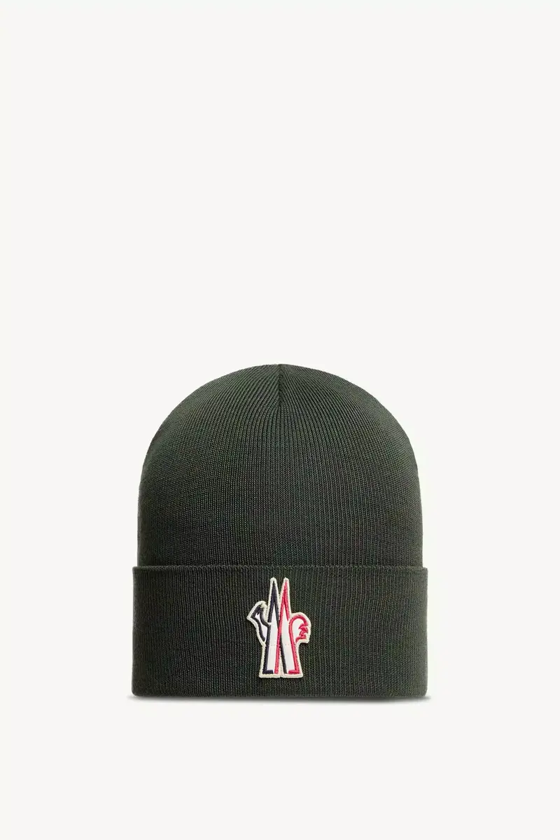 Moncler Grenoble Logo Wool Beanie | Thumbnail 2 Moncler Grenoble Logo Wool Beanie | Thumbnail 2