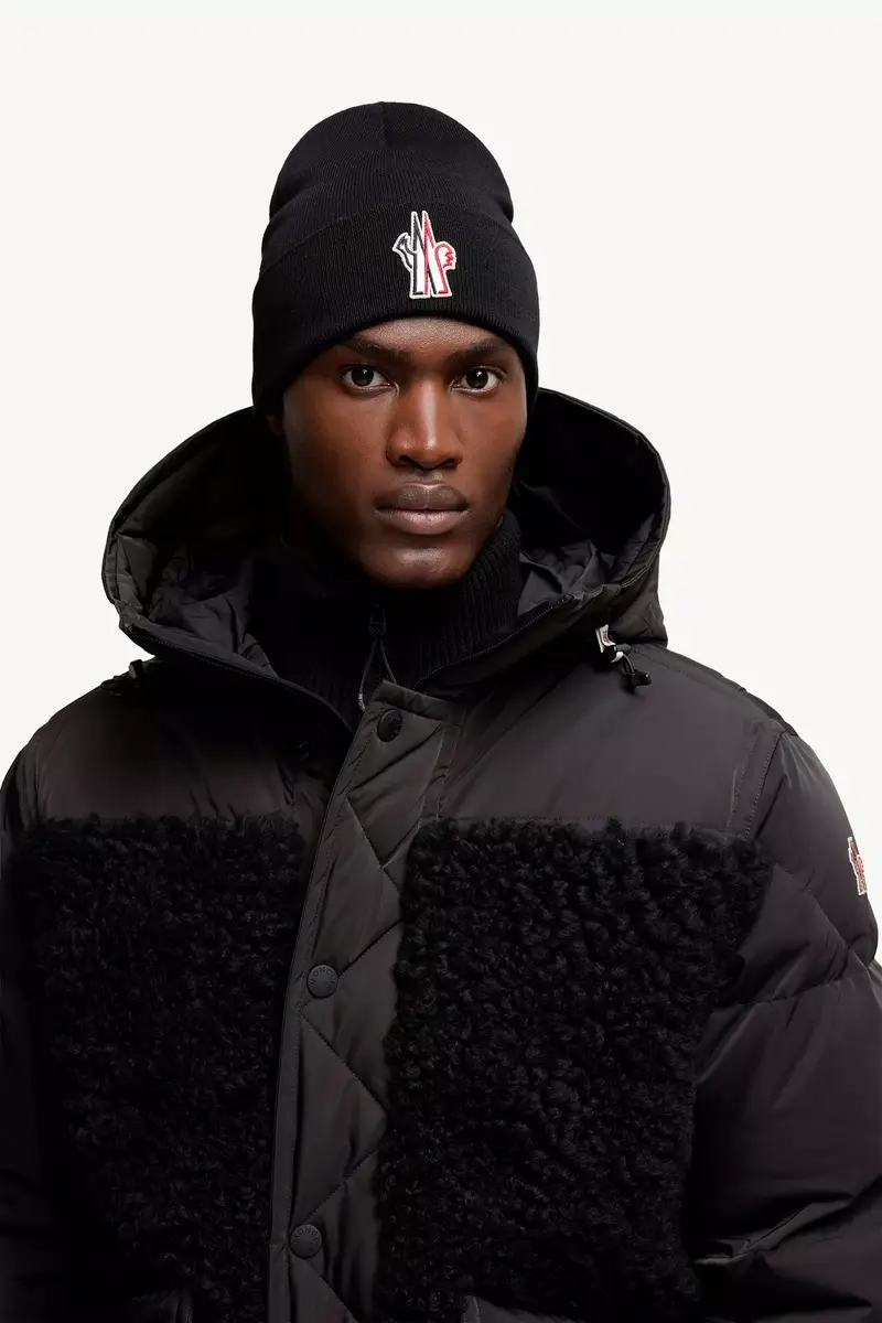 Moncler Grenoble Logo Wool Beanie | Thumbnail 3